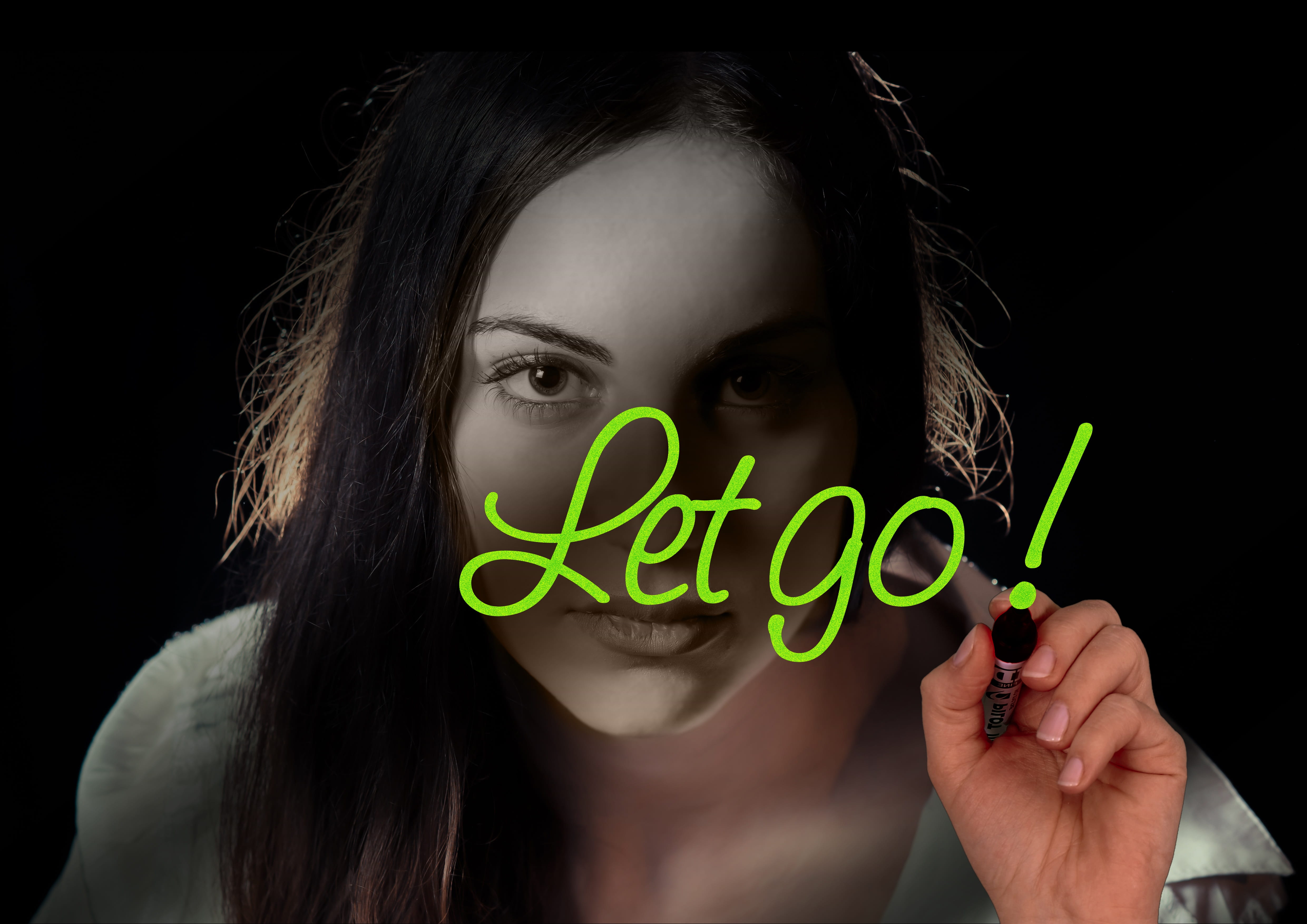 The most powerful action to achieve more success - letting go image